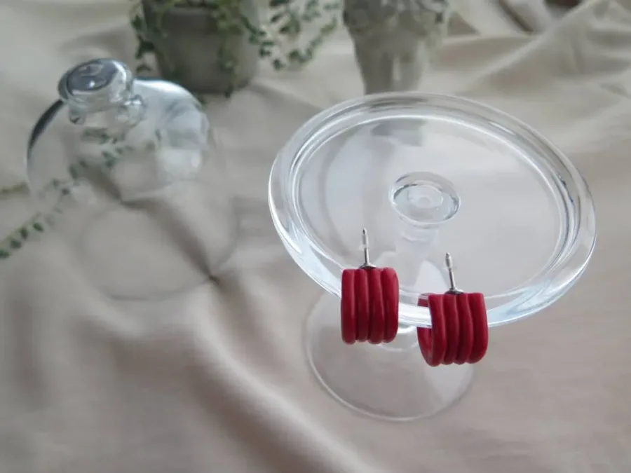 Kırmızı Mini Boy lü Halka — görsel 4