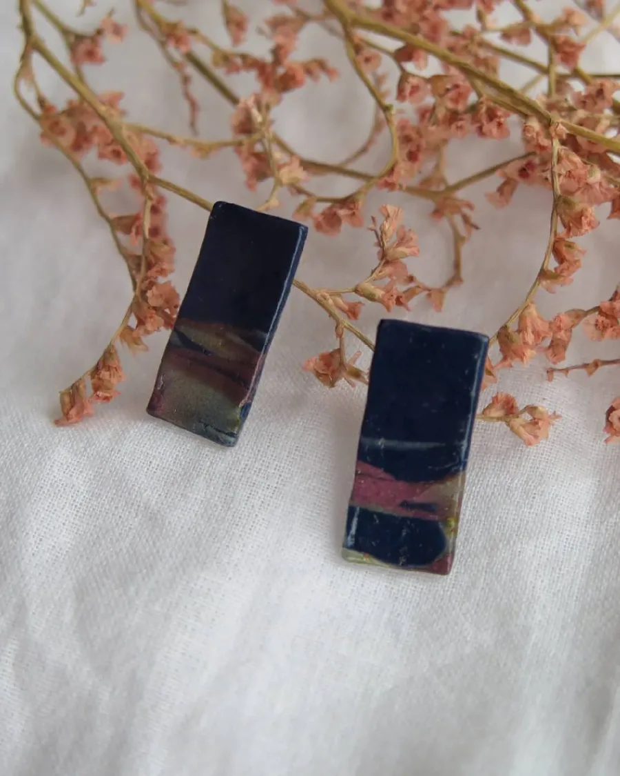 Carmen Serisi'nden Mini Küpe — Lavinia Clay Design el yapımı tasarım