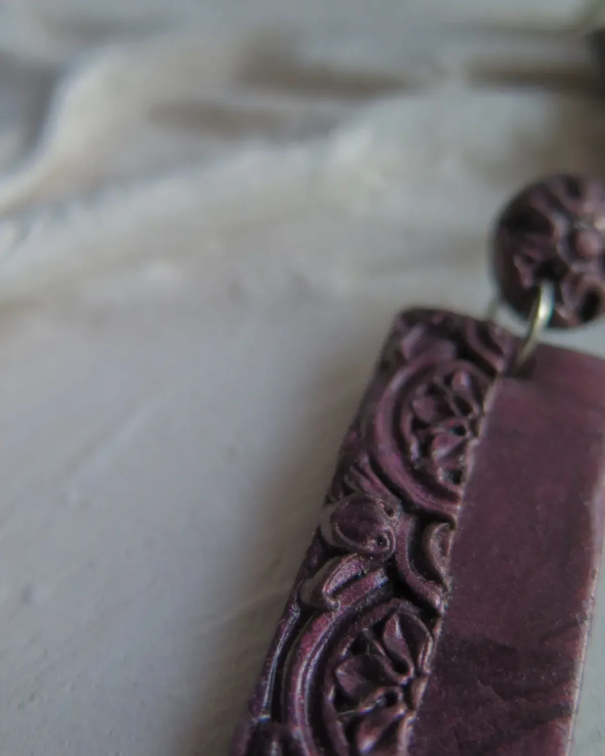 Antique Küpe Modeli — Lavinia Clay Design el yapımı tasarım